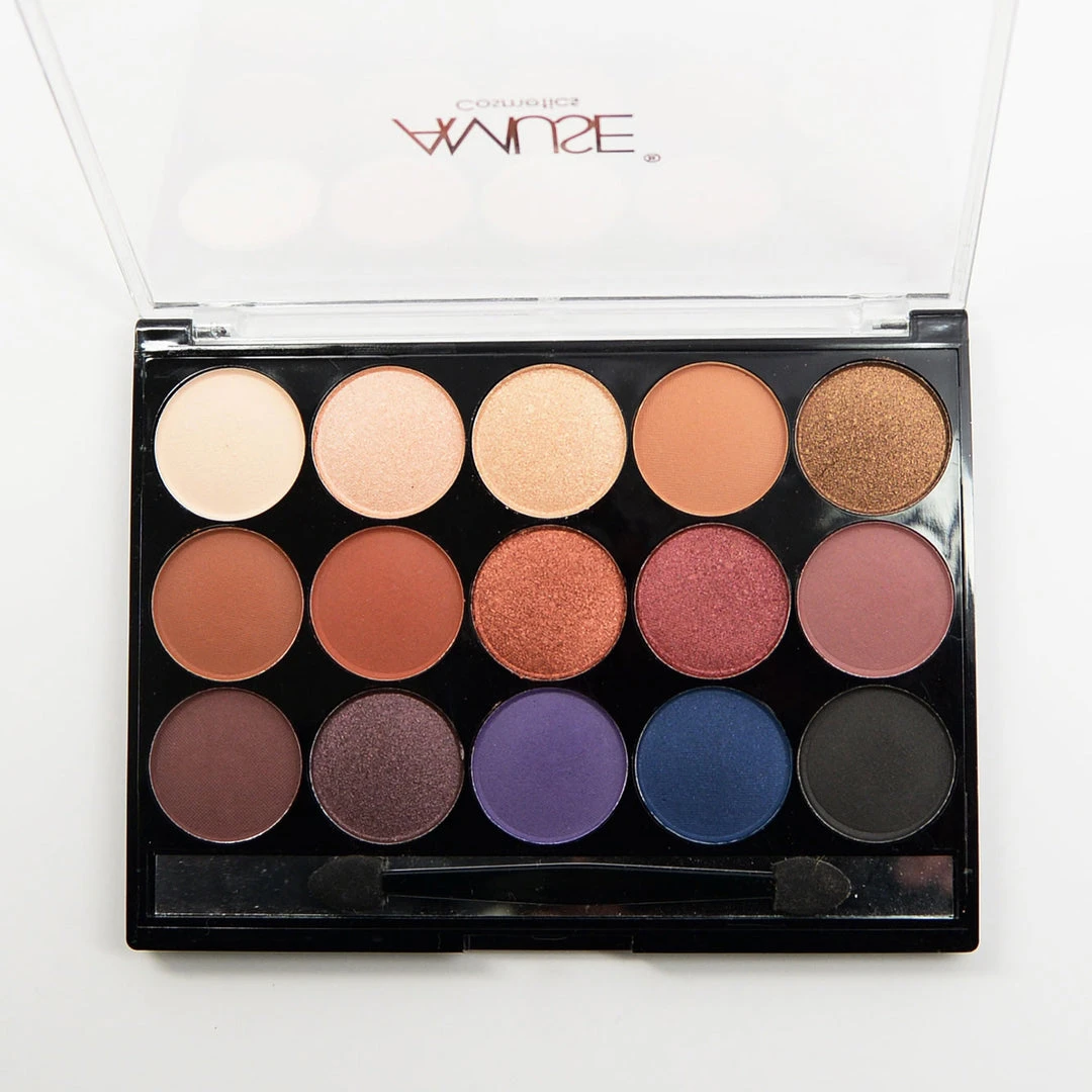 Amuse 15-Color Eyeshadow Palette - Part Of Your World (FK9586-2) | Vibrant Matte & Shimmer Shades 1 Cosmetics Amuse 15-Color Eyeshadow Palette - Part Of Your World (FK9586-2)