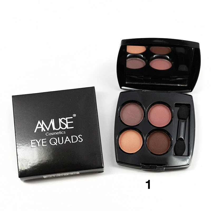 Amuse Eye Quads - Vibrant Eyeshadow Palette for Stunning Eye Makeup 3 Amuse Eye Quads
