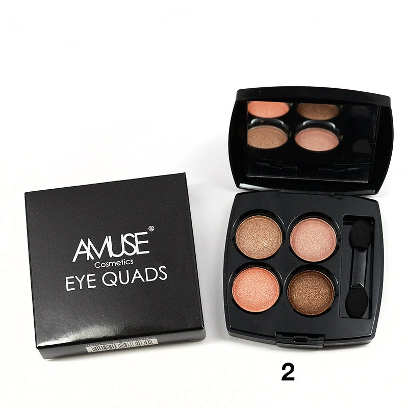 Amuse Eye Quads - Vibrant Eyeshadow Palette for Stunning Eye Makeup 4 Amuse Eye Quads