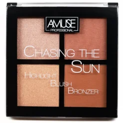 Amuse Chasing The Sun Highlight Blush Bronzer Palette