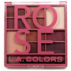 L.A. Colors Color Block Eyeshadow Palette - ROSE