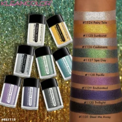 Kleancolor Loose Pigment For Eyes And Face (1124-1131)