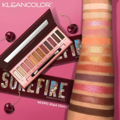 Kleancolor Surefire Eyeshadow Palette - Black Cherry (ES491)
