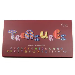 She Makeup S.he Makeup "Treasures" 32-Color Eyeshadow Palette (SP04)
