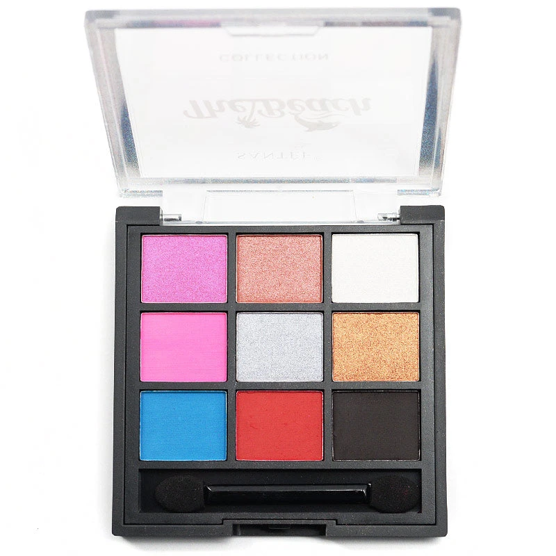 Santee 9-Color The Beach Collection Eyeshadow Palette - Vibrant & Long-Lasting Shades 1 Santee 9-Color The Beach Collection Palette