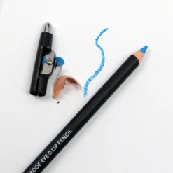 She Makeup Cosmetics S.he Waterproof Eye And Lip Pencil With Sharpener - Turquoise
