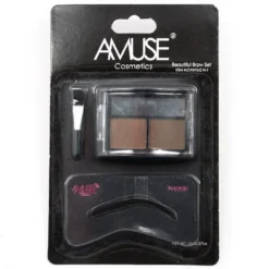 Amuse Duo Tone Beautiful Brow Shadow Set (FK9542 N-1) Cosmetics