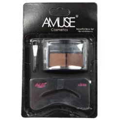 Cosmetics Amuse Duo Tone Beautiful Brow Shadow Set (FK9542 N-2)
