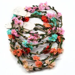 Always Mei Sales 2022 23 Always Mei Crown Wreath Flowers On Vine (6 Pcs, 5 Colors) Hair