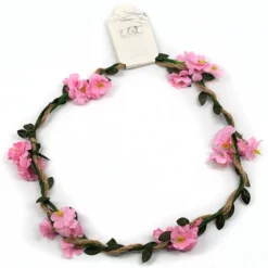 Always Mei Crown Wreath Flowers On Vine (6 Pcs, 5 Colors) Hair