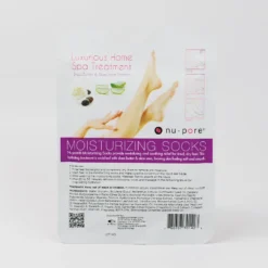 Nu-Pore Moisturizing Socks Home Spa Treatment