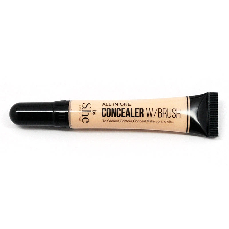 S.he Makeup All In One Concealer With Brush (Beige) - Flawless Coverage & Easy Application 5 She Makeup S.he Makeup All In One Concealer With Brush (Beige)