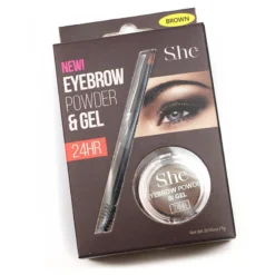 She Makeup Cosmetics S.he Makeup Eyebrow Powder & Gel - Brown
