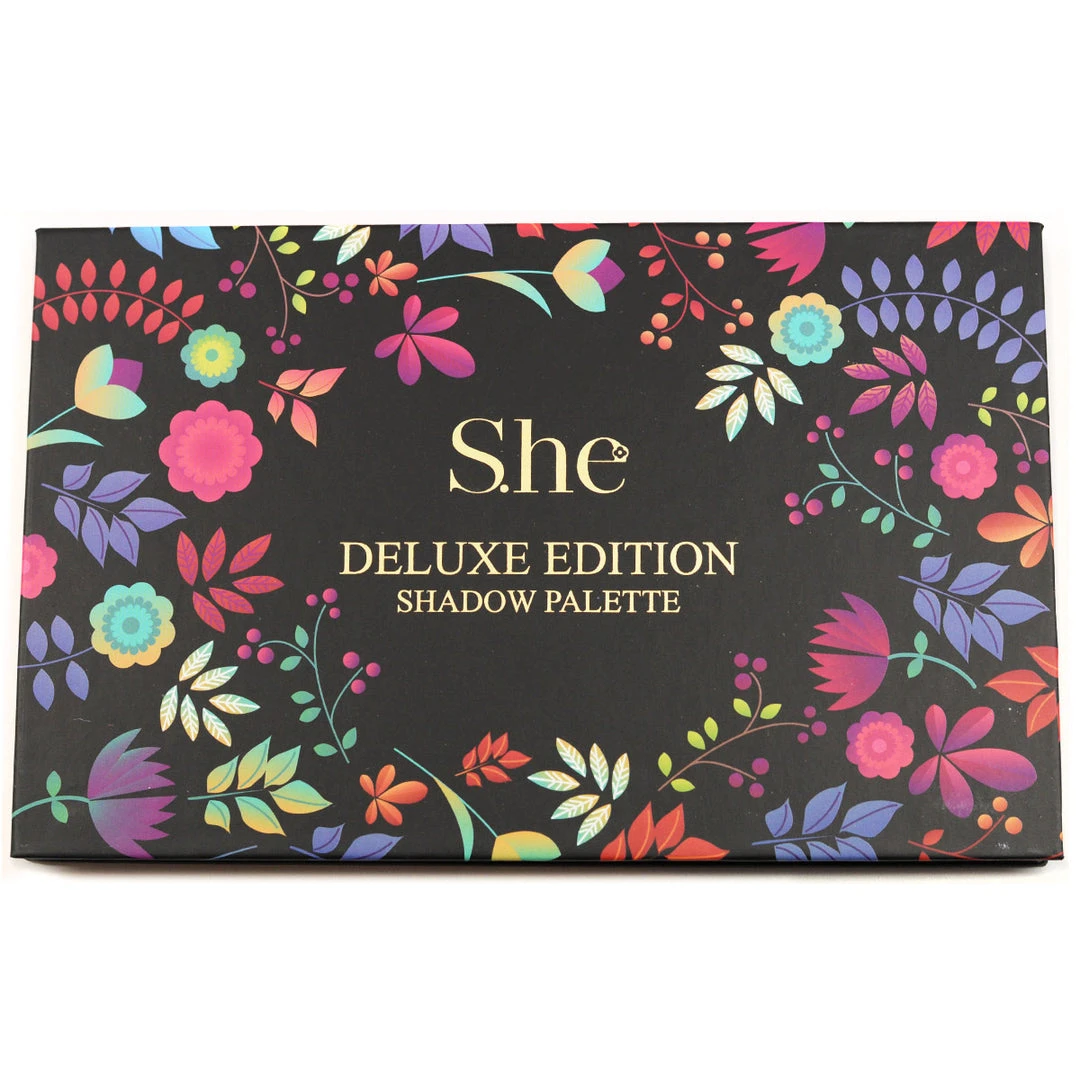 S.he Makeup Deluxe Edition 18-Color Eyeshadow Palette (ES520D) - Vibrant & Long-Lasting Eye Makeup 2 She Makeup S.he Makeup Deluxe Edition 18-Color Eyeshadow Palette (ES520D)