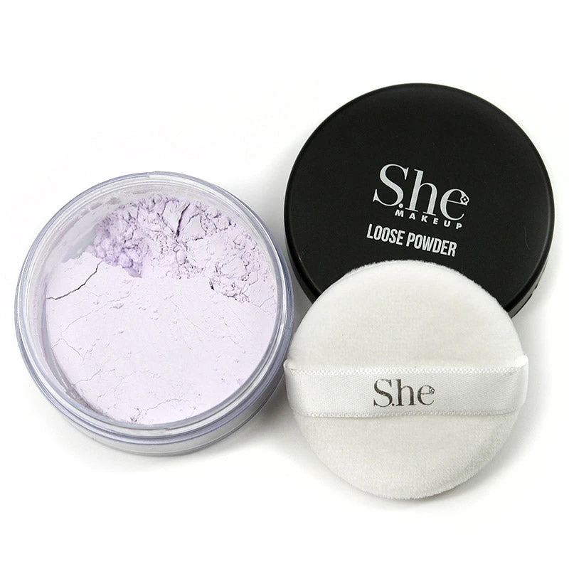 She Makeup S.he Makeup Mineral Loose Powder - Lightweight, Natural Finish Face Powder for All Skin Types 4 She Makeup S.he Makeup Mineral Loose Powder Cosmetics