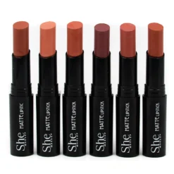 She Makeup Cosmetics S.he Makeup Matte Lipstick - Nude Tones