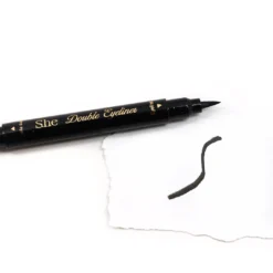 She Makeup S.he Makeup Double Seal Liquid Eyeliner And Stamp - Star